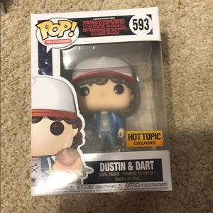 Vintage Dustin and Dart pop figure